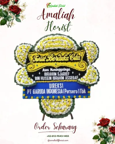 Papan Bunga Duka di Lubuk Raya