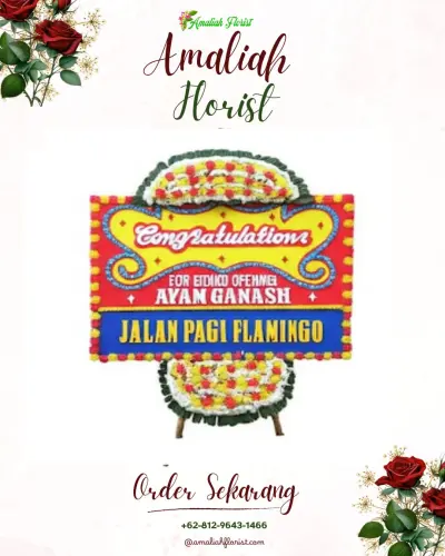 Bunga Papan Congratulation di Lubuk Raya